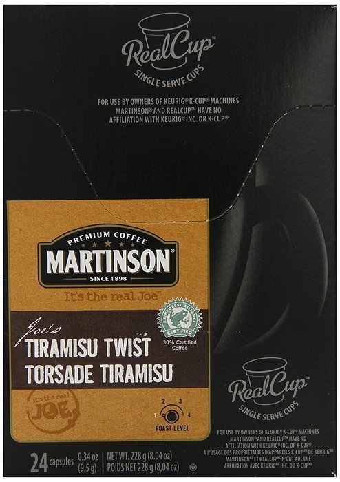 Martinson Coffee, Hazelnut Vanilla Decaf, 24 Single Serve RealCups N84