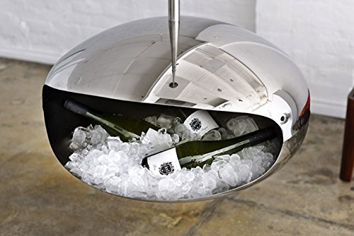 Cocoon Fires Ventless Ethanol Hanging Model Aeris Stainless Steel Fireplace N2