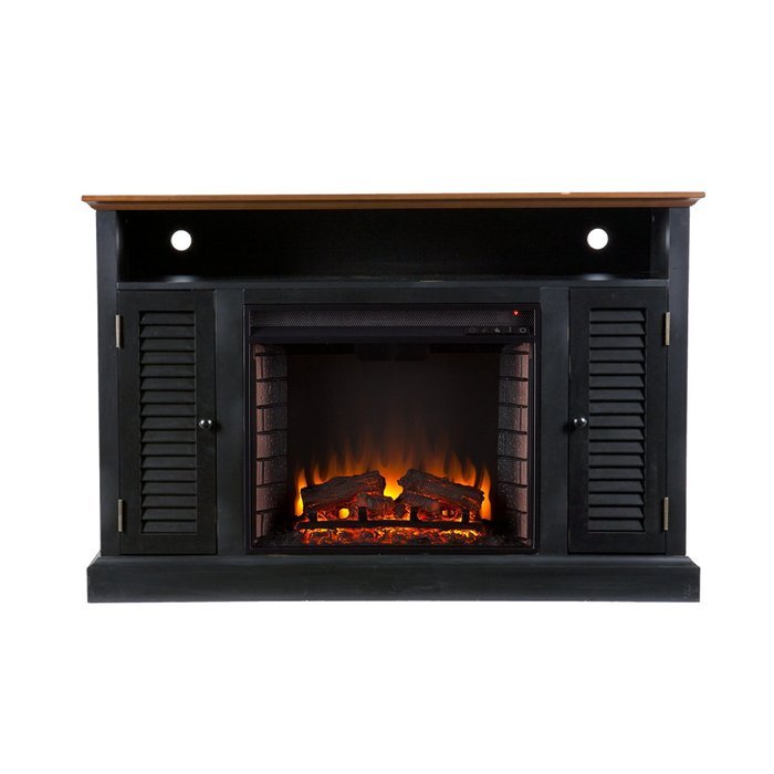 Antebellum Media Electric Fireplace - Antique White