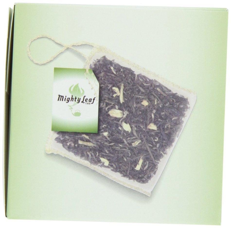 Mighty Leaf Tea, Organic Spring Jasmine, 15-Count Whole Leaf Pouches (Pack of 3) N4