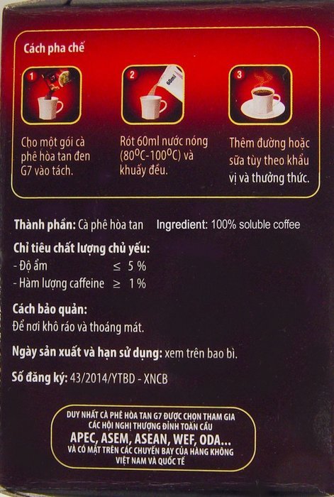 G7 Black Instant Coffee, 3-pack, 45 Servings N2
