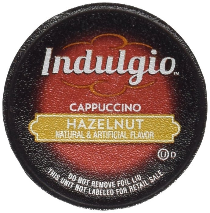 Indulgio French Vanilla Cappuccino Single Serve K-cup, 42 Count (Compatible with 2.0 Keurig Brewers) N123