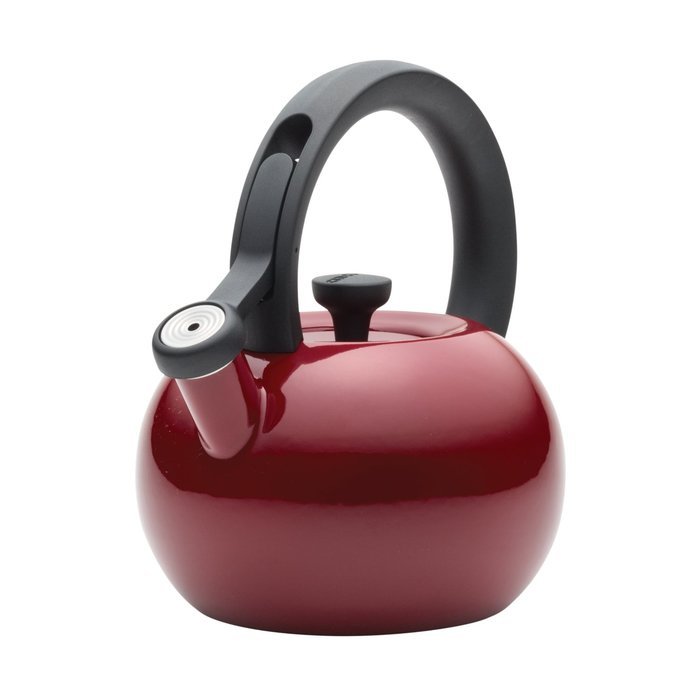 Circulon 1-1/2-Quart Circles Teakettle, Rhubarb Red N4