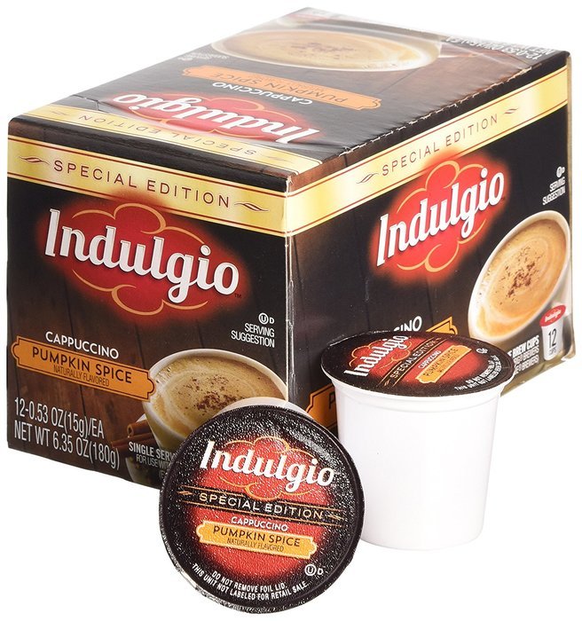 Indulgio French Vanilla Cappuccino Single Serve K-cup, 42 Count (Compatible with 2.0 Keurig Brewers) N125