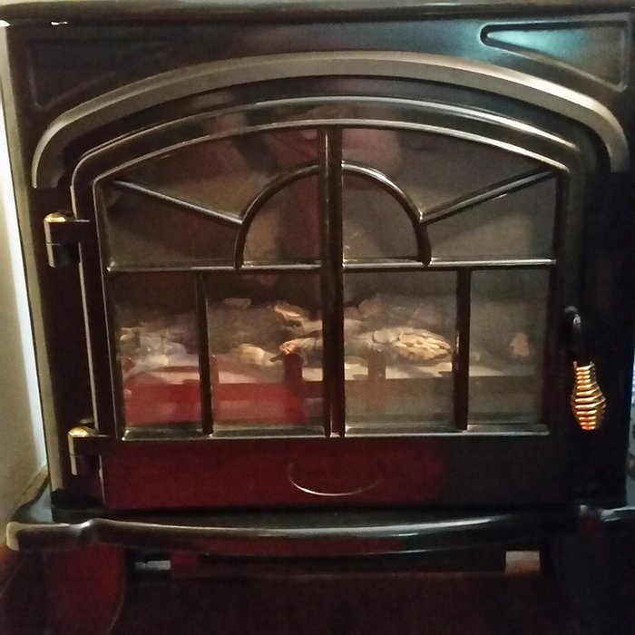 1500W Vintage Fireplace Free Standing Stove N6
