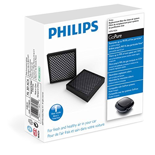 Philips GoPure Compact 200 Car Air Purifier, 1 Pack