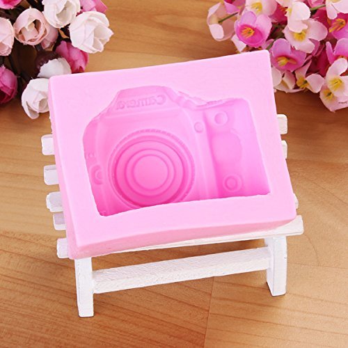 "Camera Silicone Soap Mold Fondant Chocolate Clay Mould" shopping N7