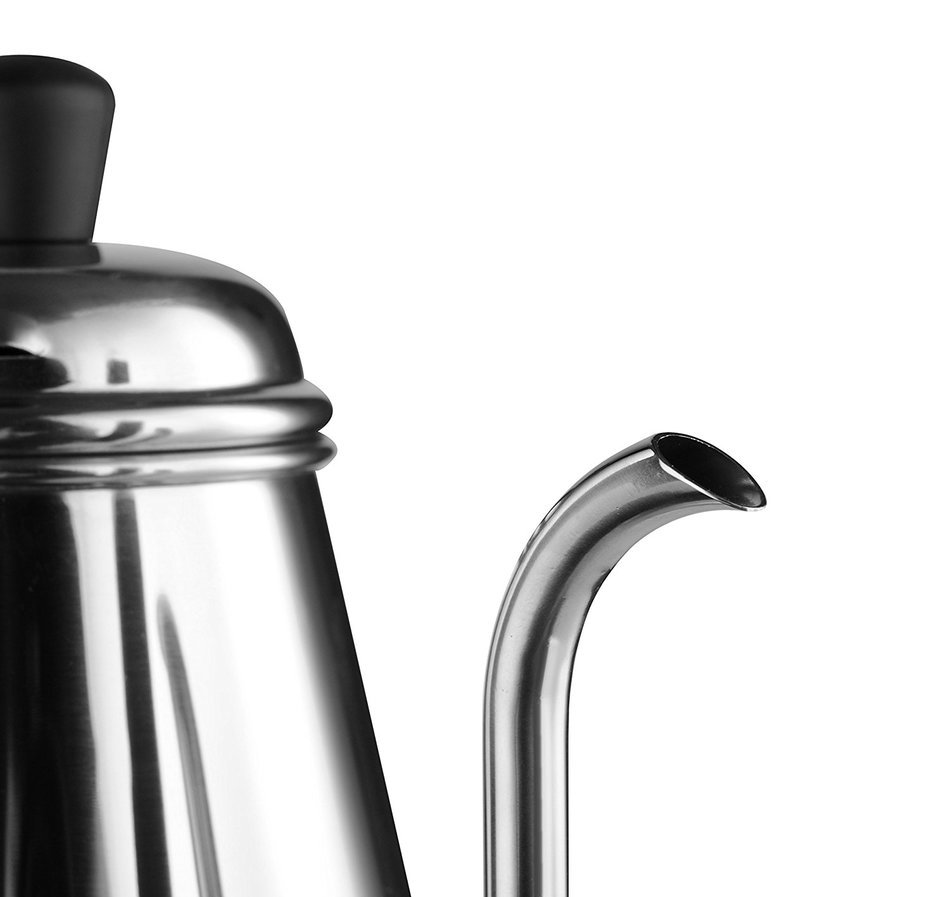 Flowtrol&trade; Pour Over Coffee & Tea Kettle &ndash; Gooseneck Spout For Perfect Flow Control &ndash; Lightweight Stainless Steel... N5