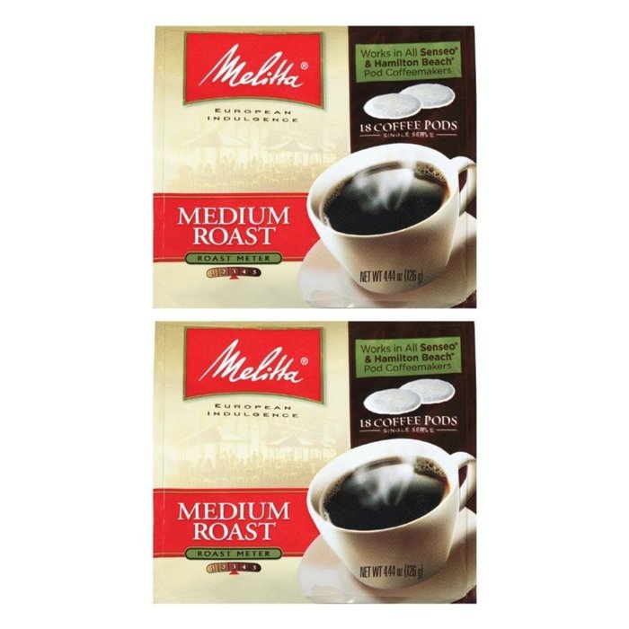 Melitta Medium Roast Soft Coffee Pods 18 Count Bag N5