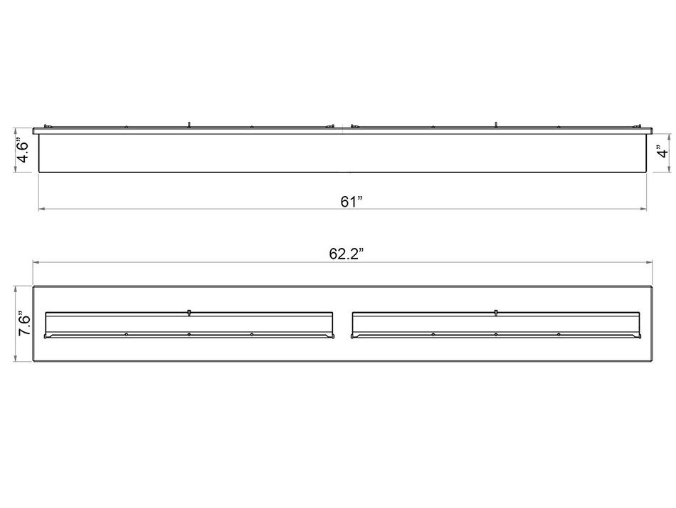 Ignis Ventless Bio Ethanol Fireplace Burner Insert EB6200 N5