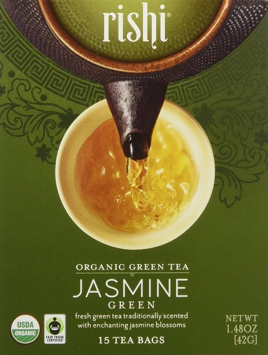Rishi Tea Organic Green Tea Jasmine -- 15 Tea Bags N2