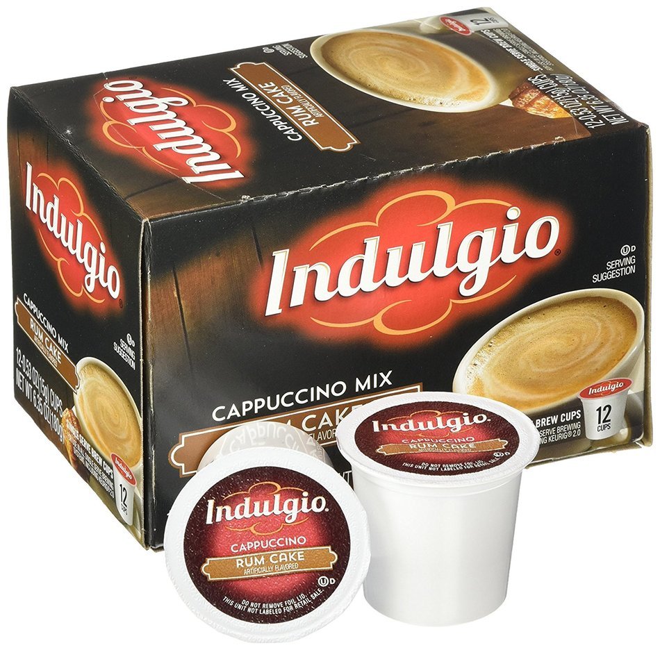 Indulgio French Vanilla Cappuccino Single Serve K-cup, 42 Count (Compatible with 2.0 Keurig Brewers) N138