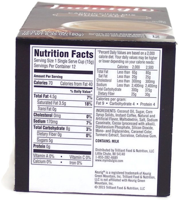 Indulgio French Vanilla Cappuccino Single Serve K-cup, 42 Count (Compatible with 2.0 Keurig Brewers) N145
