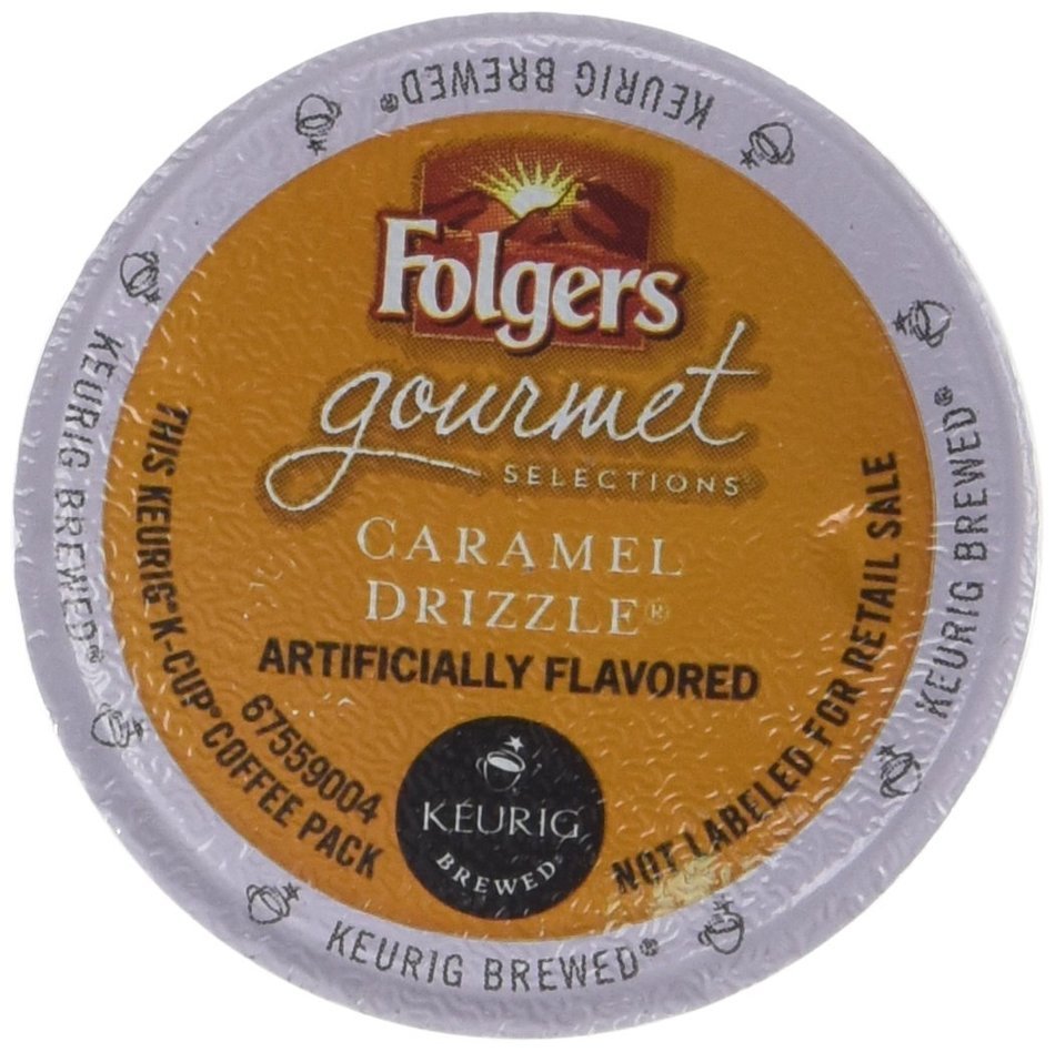 FOLGERS CARAMEL DRIZZLE K CUP COFFEE 48 COUNT by Folgers N3
