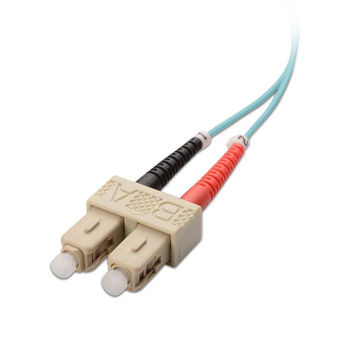 Cable Matters 10Gb 40Gb Multimode OM3 Duplex 50/125 OFNP Fiber Patch Cable LC to LC - 10m N12
