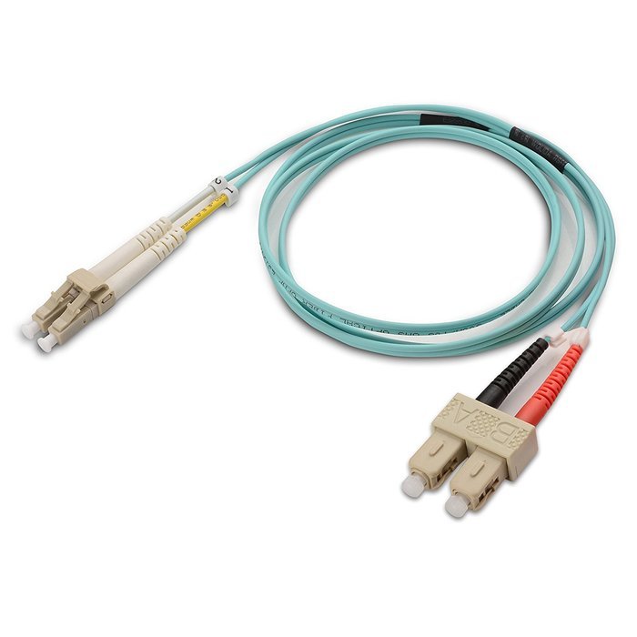 Cable Matters 10Gb 40Gb Multimode OM3 Duplex 50/125 OFNP Fiber Patch Cable LC to LC - 10m N15