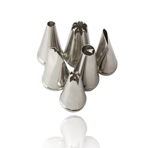ecoolbuy-6pcs-cake-nozzle-tip-pudding-cookies-ice-cream-decorate