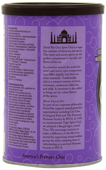 David Rio Chai Mix, Tiger Spice, 14 Ounce N64