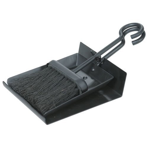 Blue Rhino Uniflame Black Finish Iron Indoor Fireplace Shovel And Brush Set