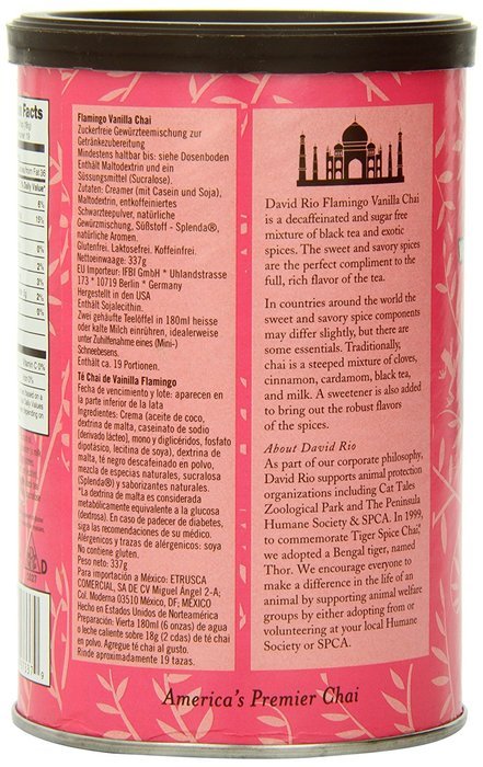 David Rio Chai Mix, Tiger Spice, 14 Ounce N68