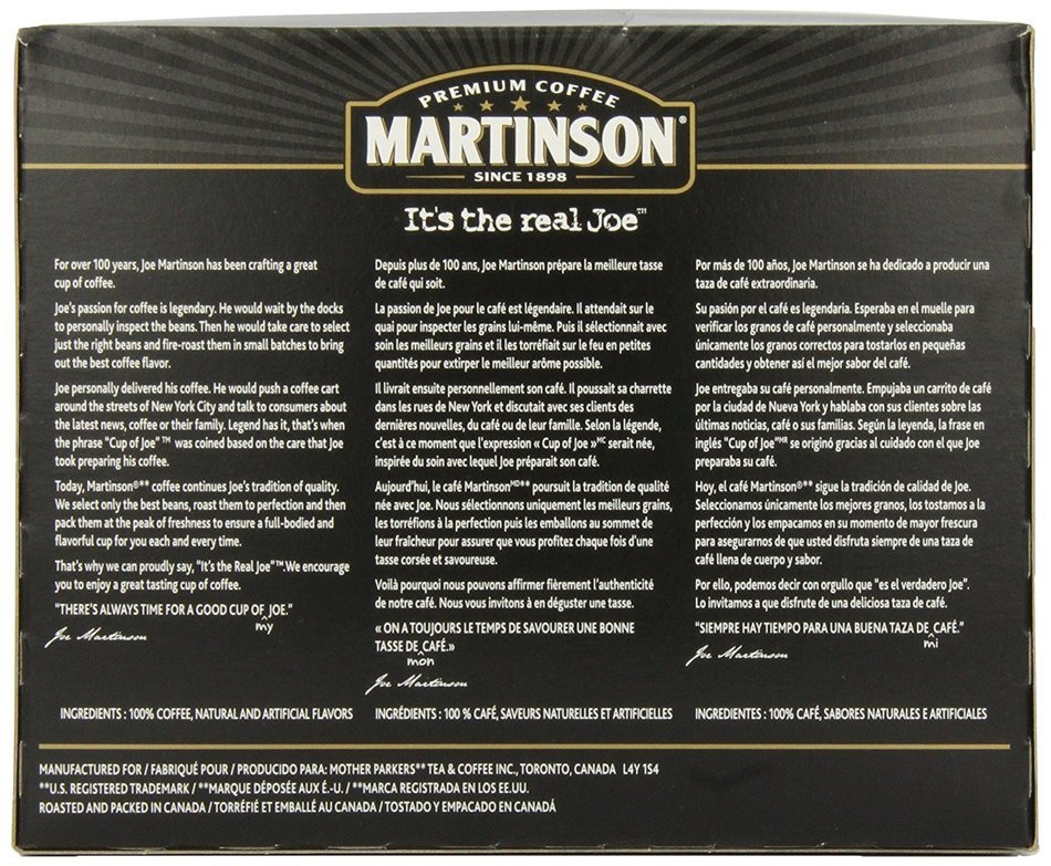 Martinson Coffee, Hazelnut Vanilla Decaf, 24 Single Serve RealCups N96