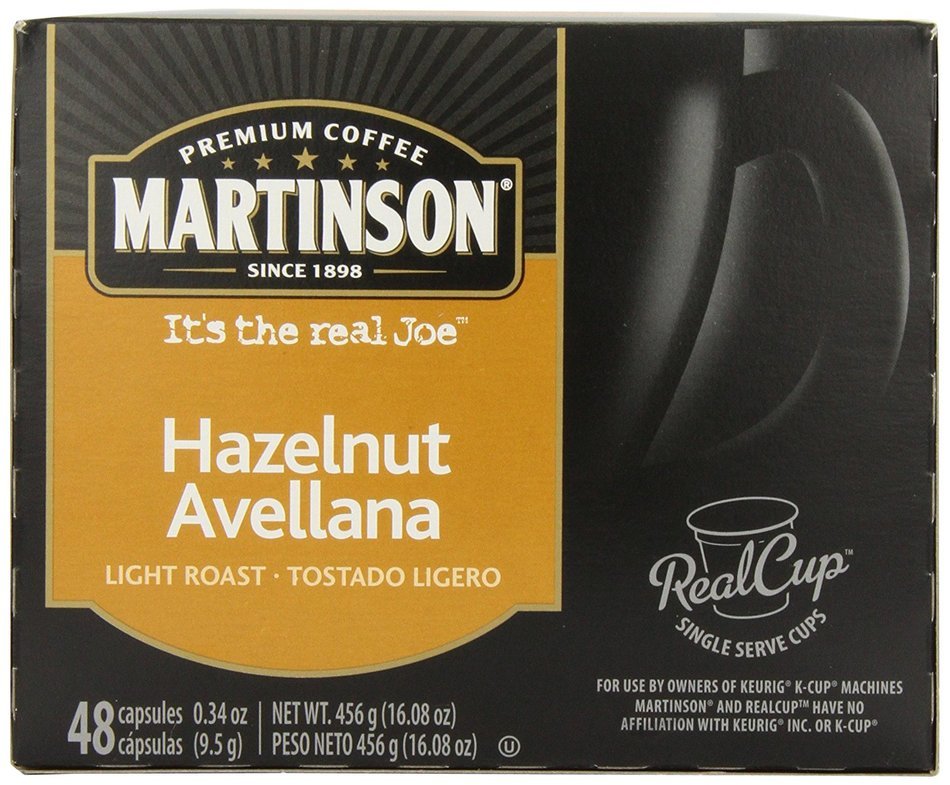 Martinson Coffee, Hazelnut Vanilla Decaf, 24 Single Serve RealCups N97