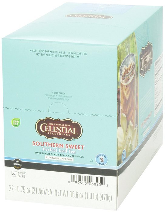 Green Mountain Coffee, Celestial Seasonings Southern Sweet Perfect Iced Tea, K-Cup Portion Pack for Keurig K-Cup... N27