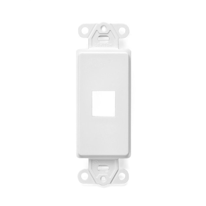 LEVITON 41643-T 3-Port QuickPort Decora Platform, Light Almond N6