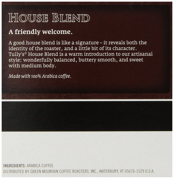 Tully's Coffee French Roast, Keurig K-Cups, 72 Count N28