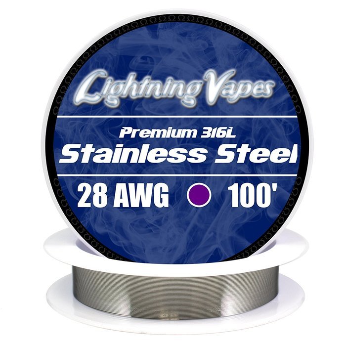 LV Stainless Steel 316L Wire 28 AWG - 100'