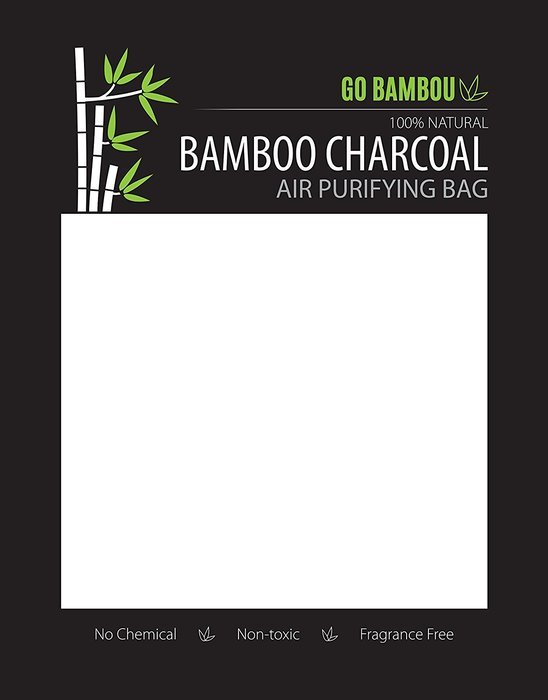Go Bambou 100% Natural Bamboo Charcoal Air Purifying Bag - 500g (1) N5