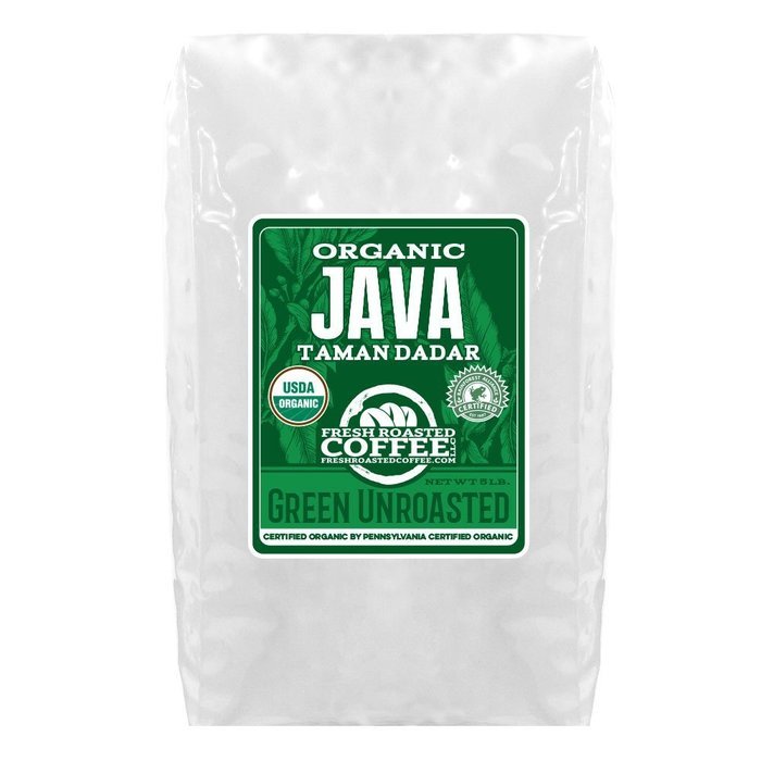 Green Unroasted Coffee, 5 Lb. Bag, Fresh Roasted Coffee LLC. (Colombian Supremo) N23
