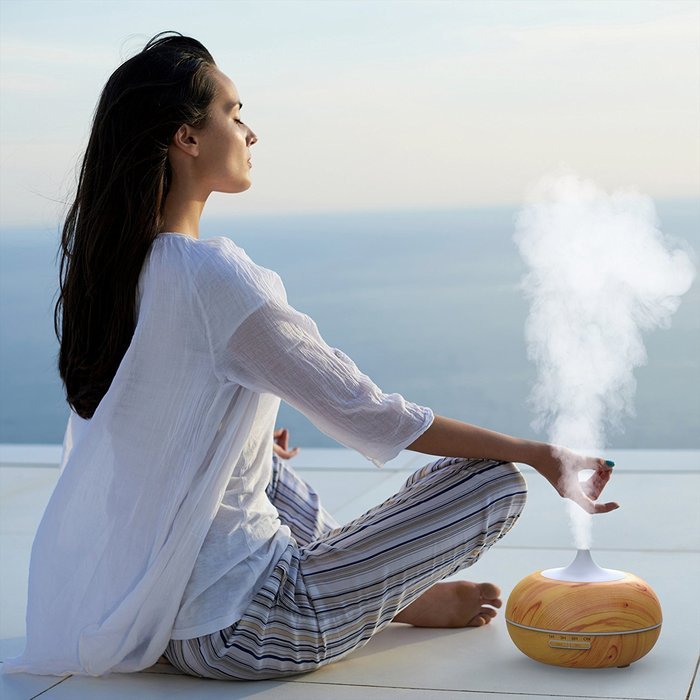 New 2016 Modern Zen House Aromatherapy Essential Oil Diffuser, Ultrasonic Whisper-Quiet Humidifier Aromatherapy... N4