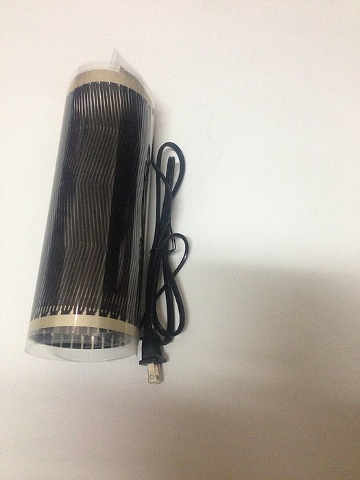 220VAC Far Infrared Electric Floor Heating Films Sample 28cm65cm With 1.0M Cable Foot Warm Mat N2