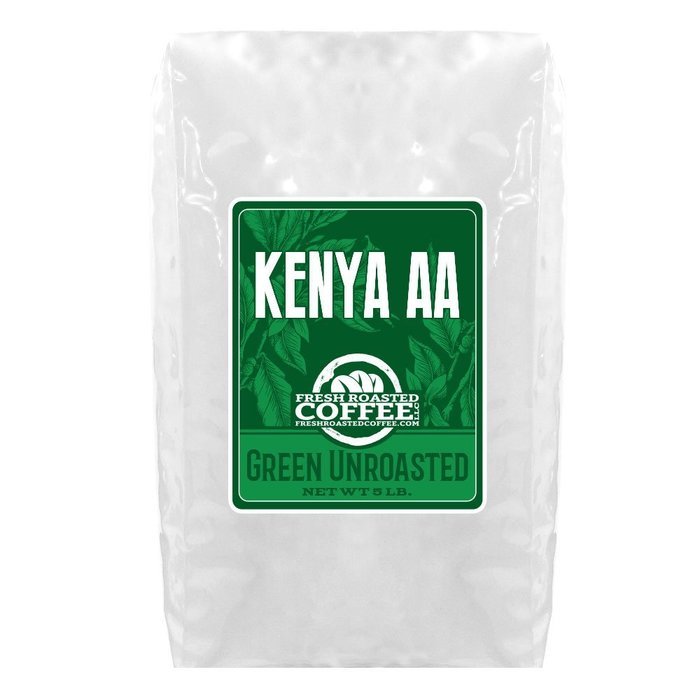 Green Unroasted Coffee, 5 Lb. Bag, Fresh Roasted Coffee LLC. (Colombian Supremo) N26