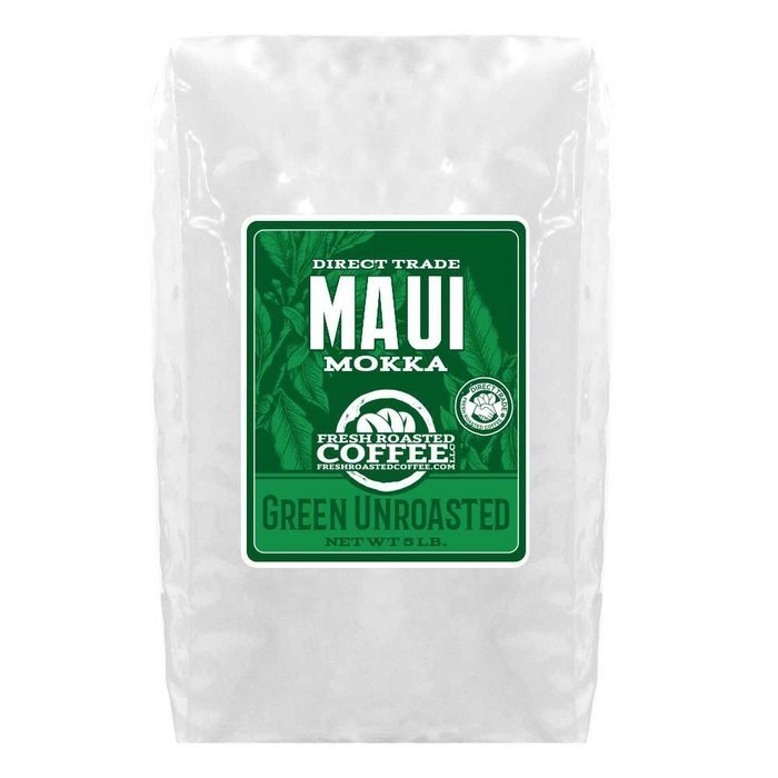 Green Unroasted Coffee, 5 Lb. Bag, Fresh Roasted Coffee LLC. (Colombian Supremo) N27