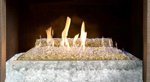 G21GL30 Vent Free Remote Glass Burner - Natural Gas