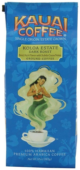 Kauai Coffee Coconut Caramel Crunch Ground, 10 Ounce N5