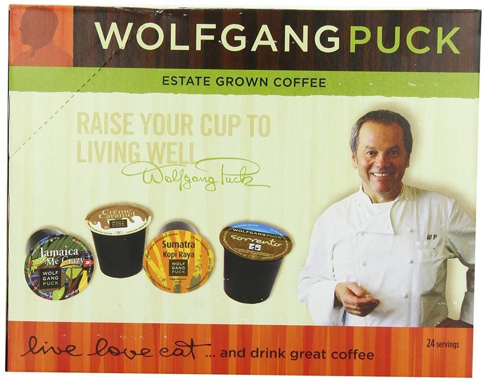 Wolfgang Puck Coffee, Jamaican Me Crazy, K-Cups for Keurig Brewers, 24-Count (Packaging May Vary) N28