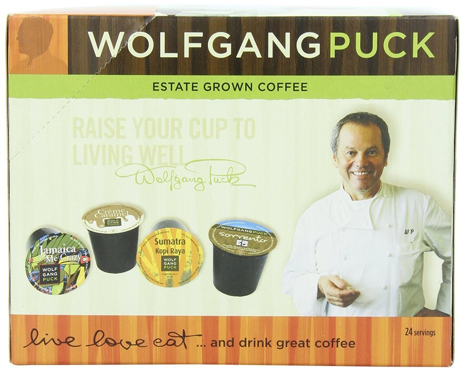 Wolfgang Puck Coffee, Jamaican Me Crazy, K-Cups for Keurig Brewers, 24-Count (Packaging May Vary) N30
