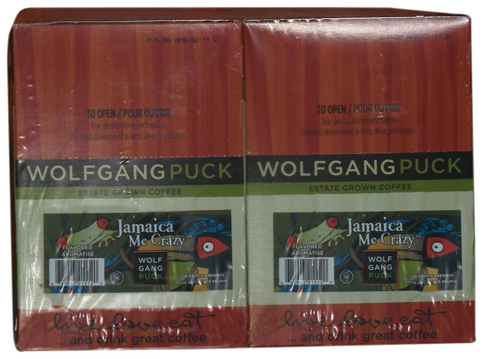 Wolfgang Puck Coffee, Jamaican Me Crazy, K-Cups for Keurig Brewers, 24-Count (Packaging May Vary) N32