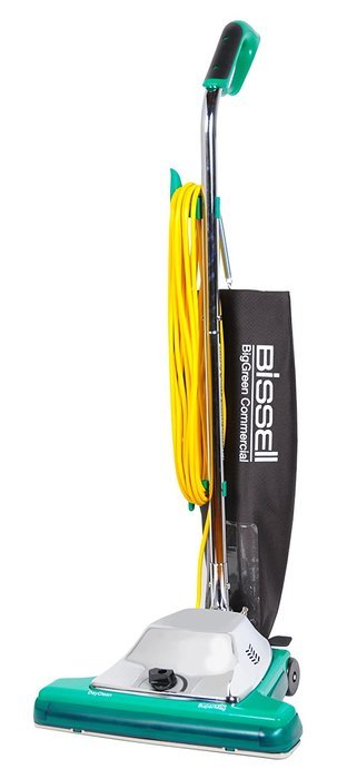 Bissell BigGreen Commercial BG107-16HQS DayClean Quiet-motor system Upright Vacuum, Comfort Grip Handle with Magnet...
