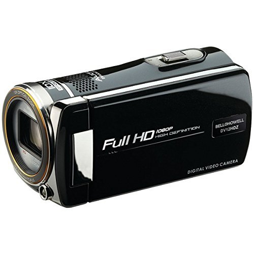 BELL+HOWELL DV12HDZ-BK 16.0 Megapixel Cinema DV12HDZ 1080p Digital Camcorder (Black)