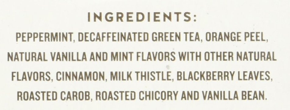 Candy Cane Lane Green Holiday Tea decaf 20 Tea Bags N3