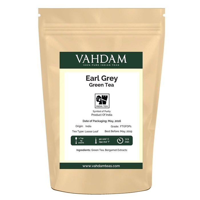 Earl Grey Tea - Premium Tea Blend, Fruity & Citrusy, 100% Natural Ingredients, Garden Fresh Black Tea with Rich... N9