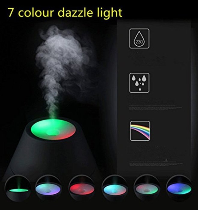 Jinsen Perfume bottle 120ml Cool Mist Ultrasonic Humidifier, with Whisper-quiet Operation, Automatic Shut-off,... N30