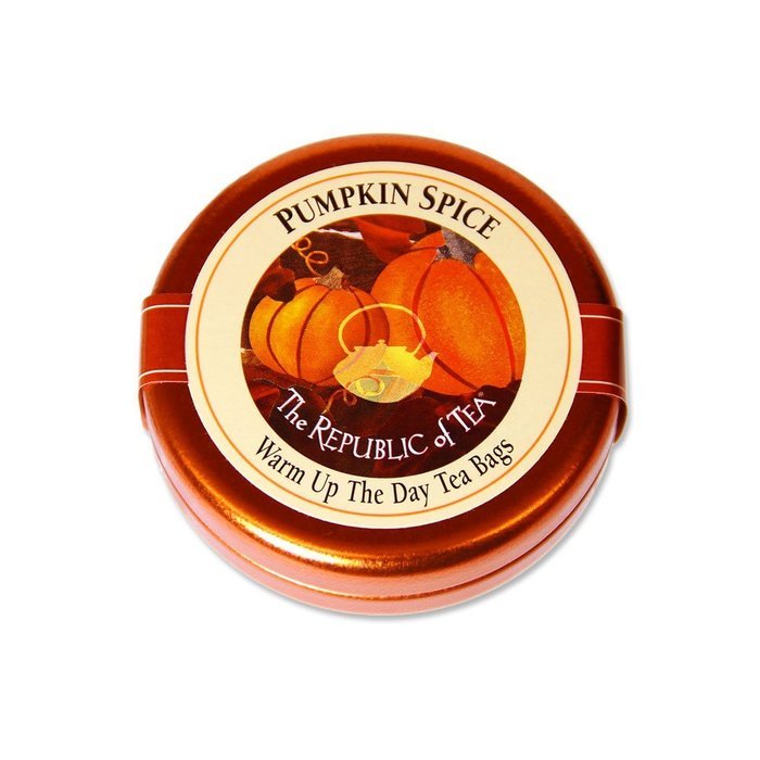 The Republic Of Tea Pumpkin Spice Black Tea, 50 Tea Bags, Autumnal Spice Blend N13