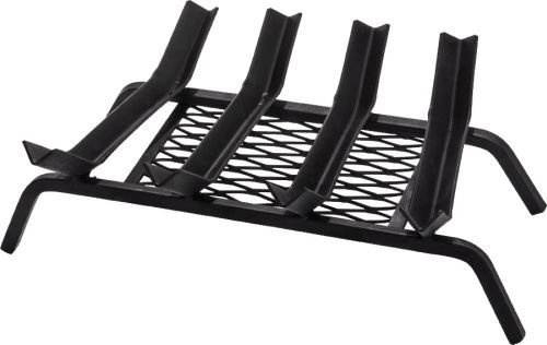 5 Bars Black Steel Grate - 22 inch