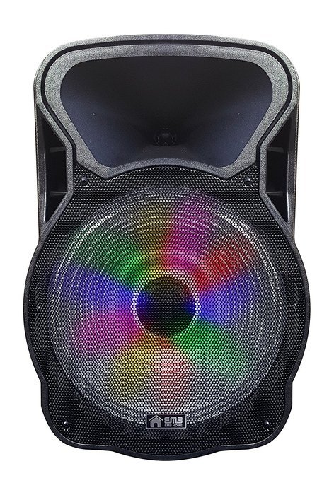 EMB PKL3500 1500W 15" PA Rechargeable Speaker System w/ LED Lights N2