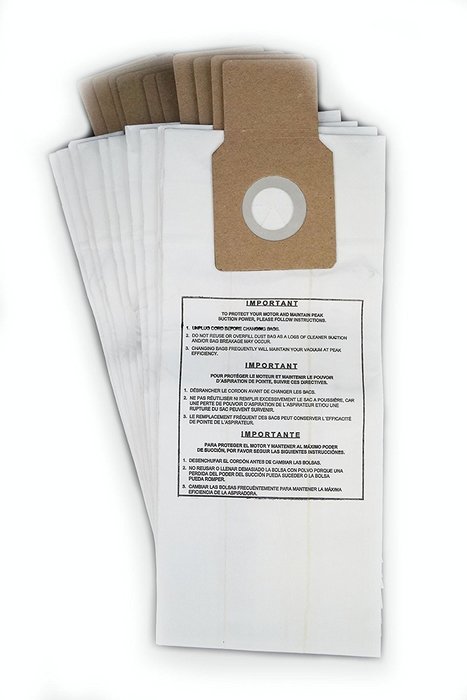 Kenmore U, L, O & 5068 Synthetic Micro Filtration Bags by Home Care Products, 10 bags - 50688, 50690, 50105
